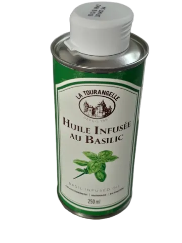 Huile infusée au Basilic (250ml)
