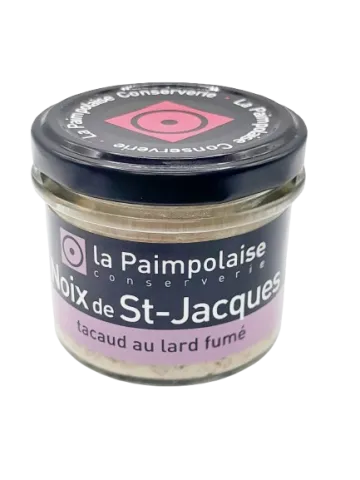 Tartinable de noix de St-Jacques, tacaud au lard fumé 80g
