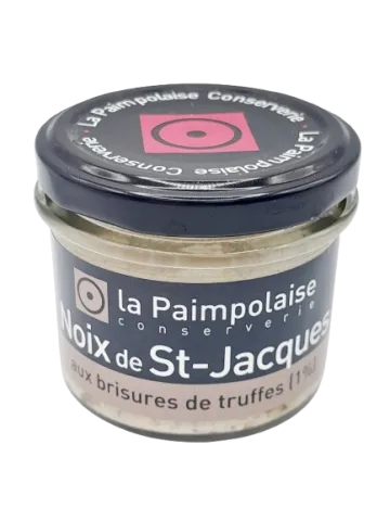 Tartinable de noix de St-Jacques aux brisures de truffes 1% 80g