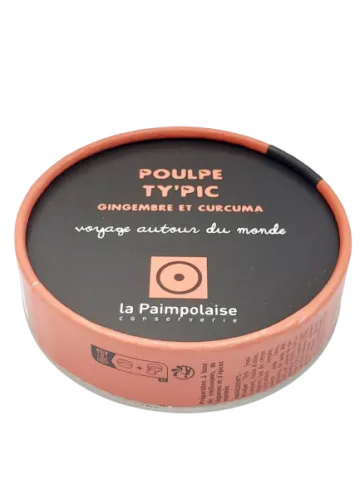 Tapas Poulpe Ty'Pic, gingembre et curcuma 100g