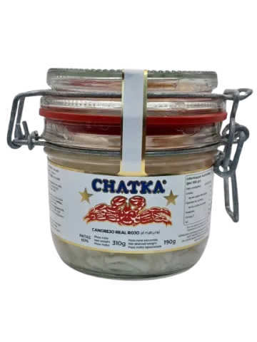 CRABE ROYAL ROUGE- 60% pattes 40% miettes 190g