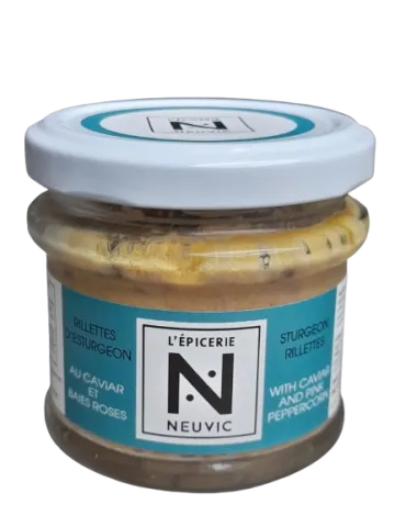 Rillettes d'esturgeon au caviar 90g