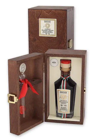 Condiment Balsamique "Riserva 15 Wood Box" (250ml-8.45 fl. oz)