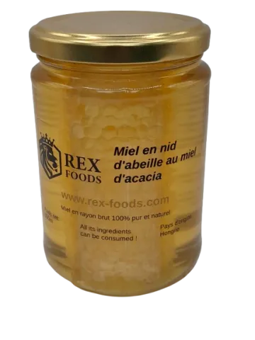 Miel en nid d'abeille au miel d'acacia 500g