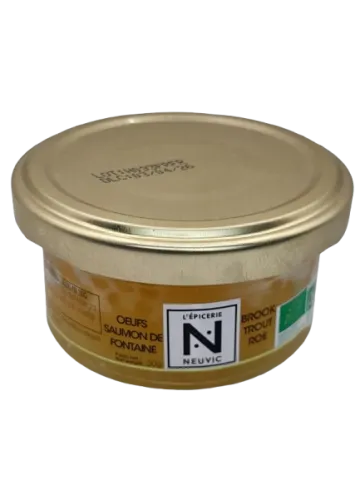 Oeufs de saumon de fontaine biologiques 50g