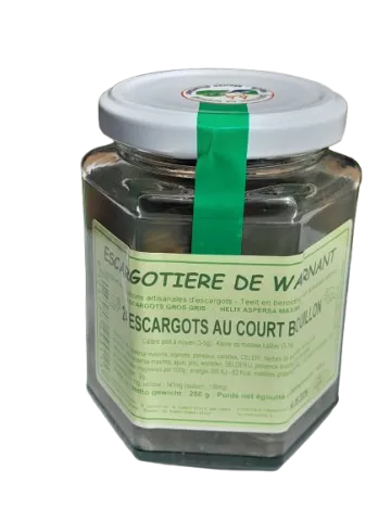 24 Escargots au court bouillon 250g