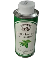 Huile infusée au Basilic (250ml)