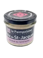 Tartinable de noix de St-Jacques, tacaud au lard fumé 80g