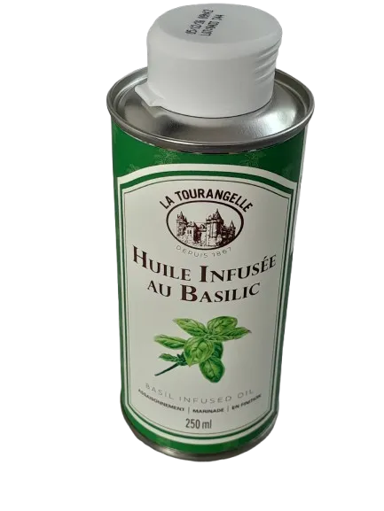 Huile infusée au Basilic (250ml)