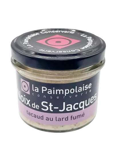 Tartinable de noix de St-Jacques, tacaud au lard fumé 80g