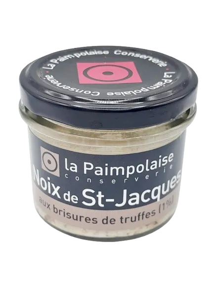 Tartinable de noix de St-Jacques aux brisures de truffes 1% 80g