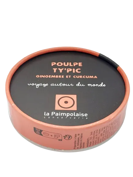 Tapas Poulpe Ty'Pic, gingembre et curcuma 100g