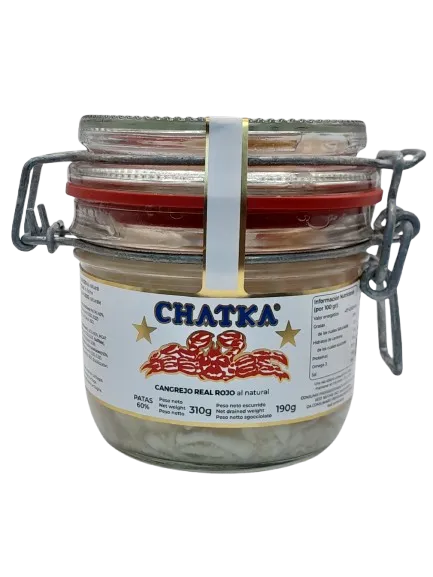 CRABE ROYAL ROUGE- 60% pattes 40% miettes 190g
