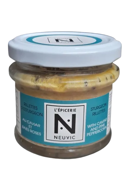 Rillettes d'esturgeon au caviar 90g