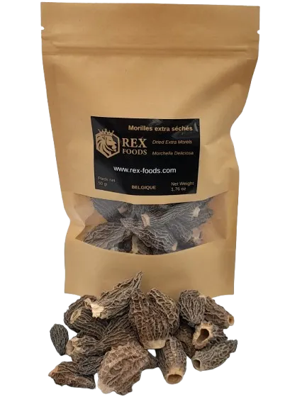 Morilles séchées sauvages